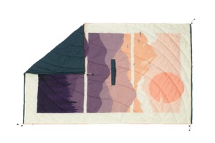 HWT003 landscape-print outdoor blanket